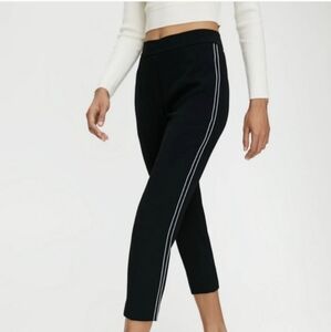 ⚡4/$20⚡Zara Black Pants with White Stripes